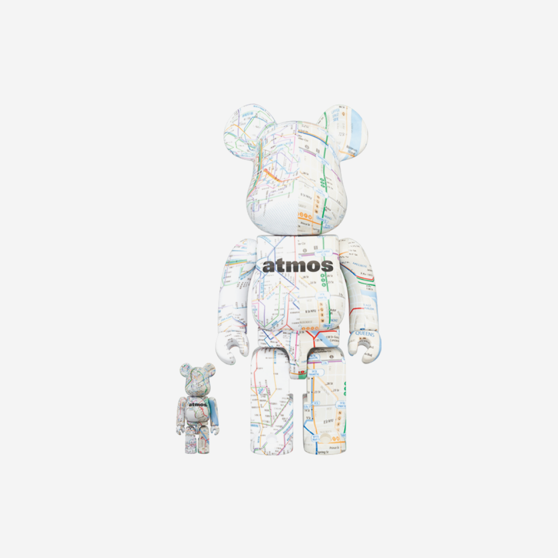 [BEARBRICK] 베어브릭 x 아트모스 서브웨이 100 & 400 세트 발매 정보 럭드 (LUCKD)