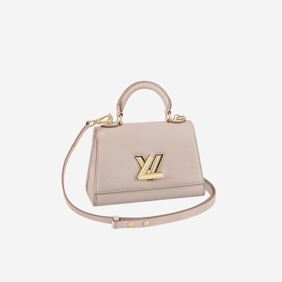 Louis Vuitton Twist One Handle PM Greige Taurillon