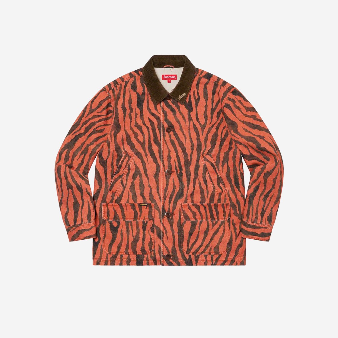 オーバーのアイテム取扱☆ Supreme Barn Coat Tiger Stripe tdh