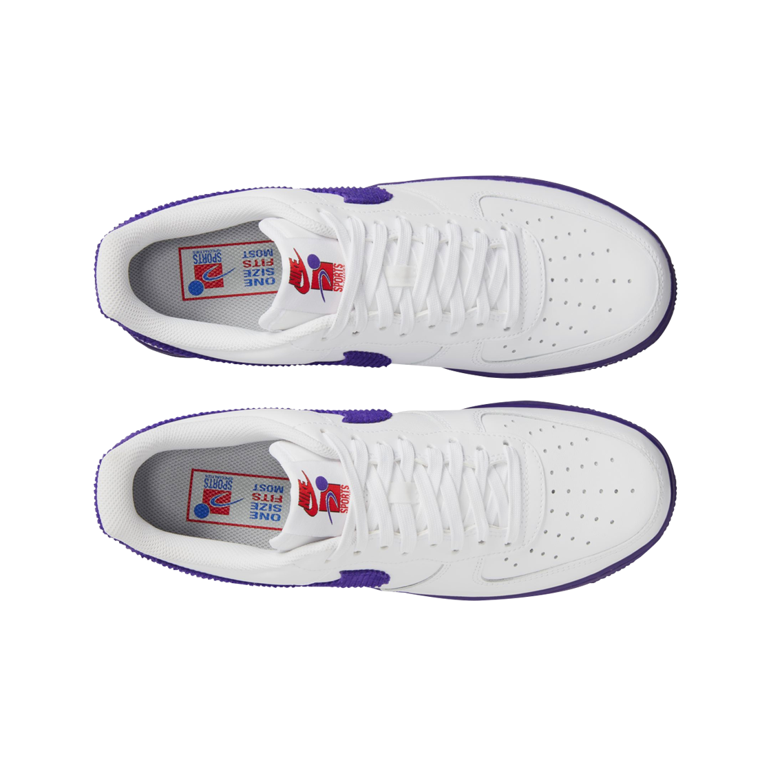 Nike Air Force 1 '07 LV8 EMB 'White Court Purple' DB0264-100