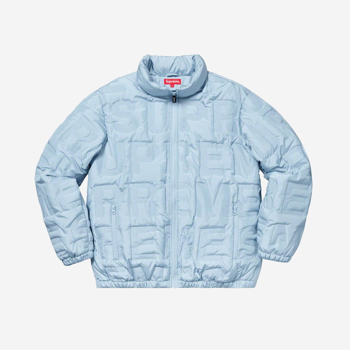 SUPREME] 슈프림 본디드 로고 다운 자켓 라이트 블루 - 19SS 발매 정보