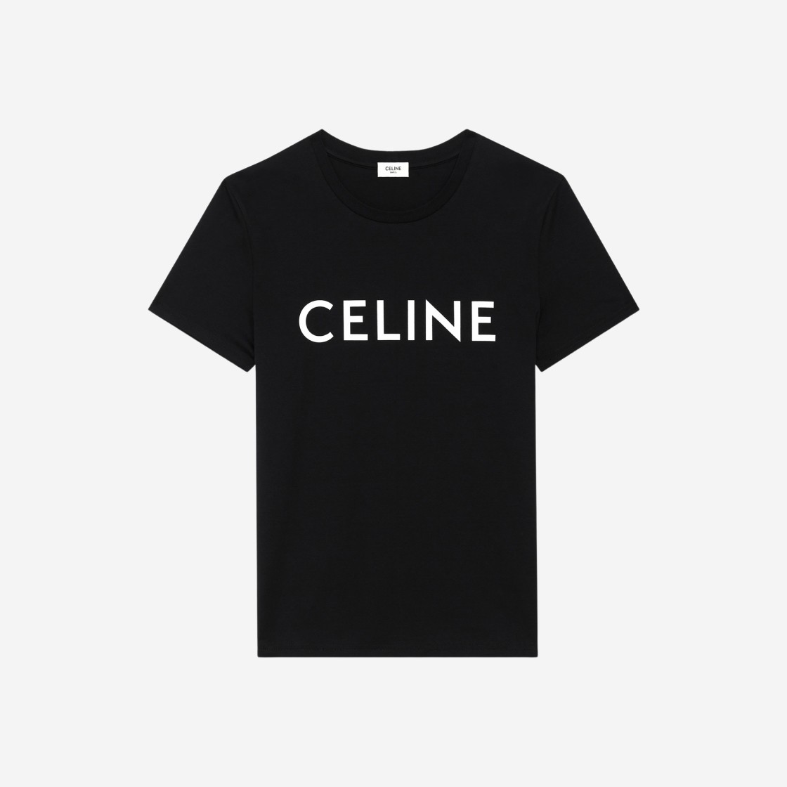 셀린느 코튼 티셔츠 블랙 화이트 우먼스 2X764671Q-38AW