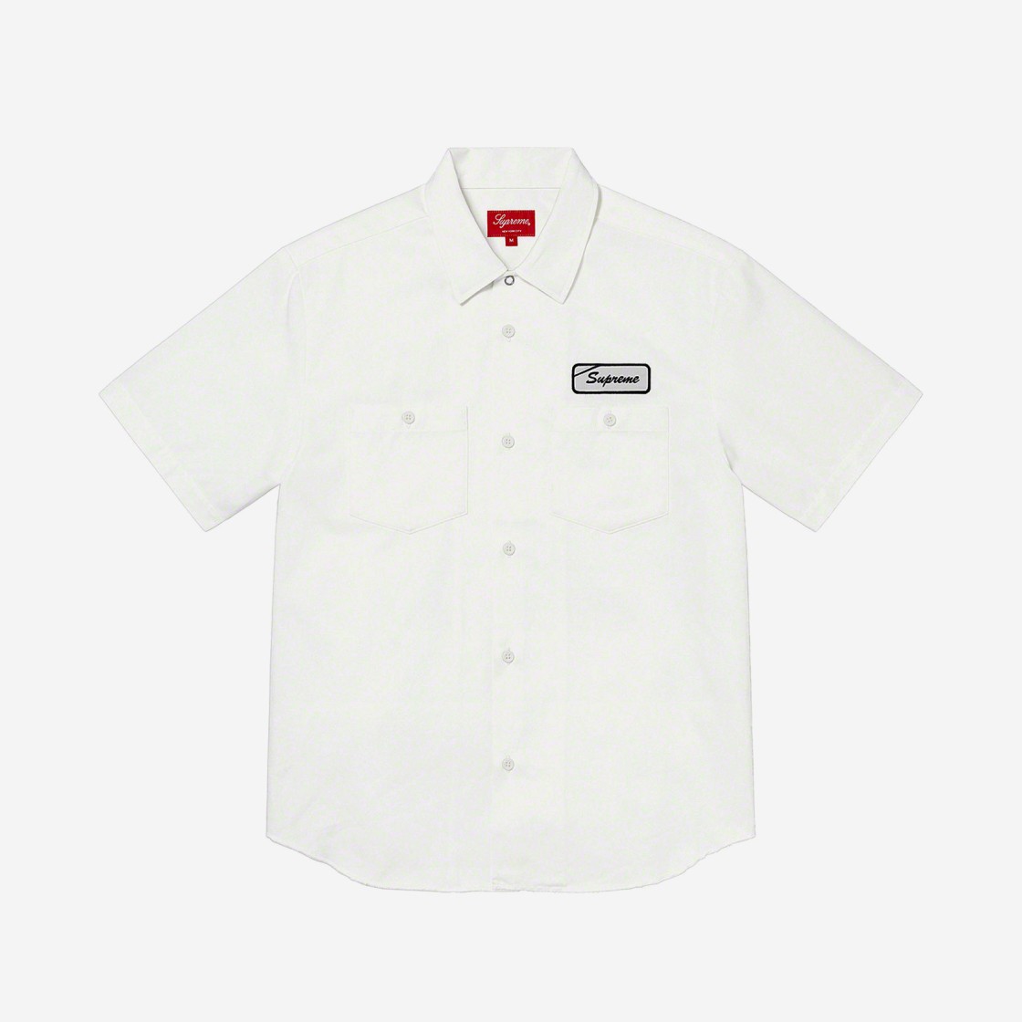 SUPREME] 슈프림 도그 숏슬리브 워크 셔츠 화이트 - 21SS 발매 정보