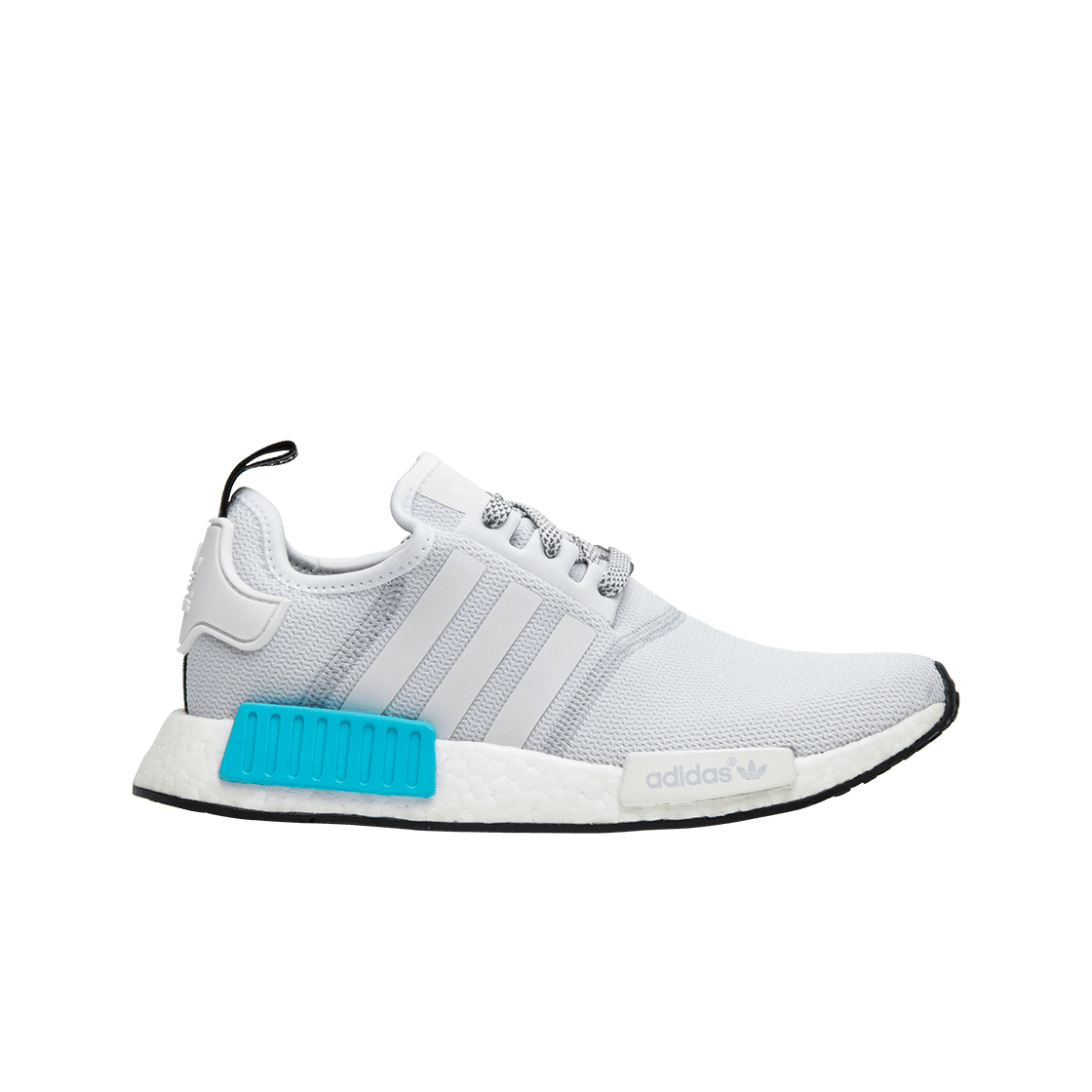 아디다스 NMD R1 화이트 브라이트 시안 S31511