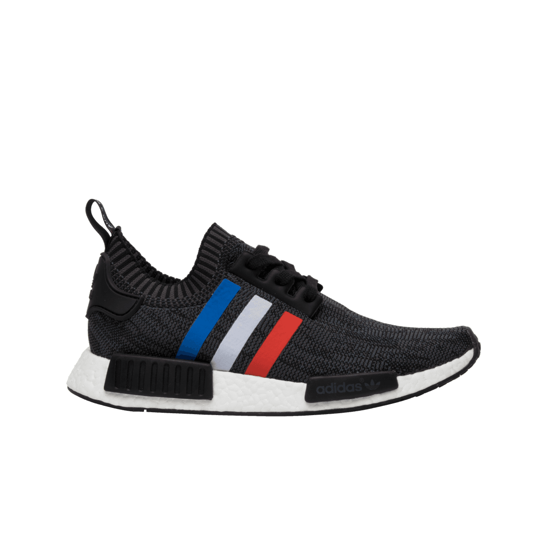 아디다스 NMD R1 프라임니트 트라이컬러 스트라이프 블랙 BB2887