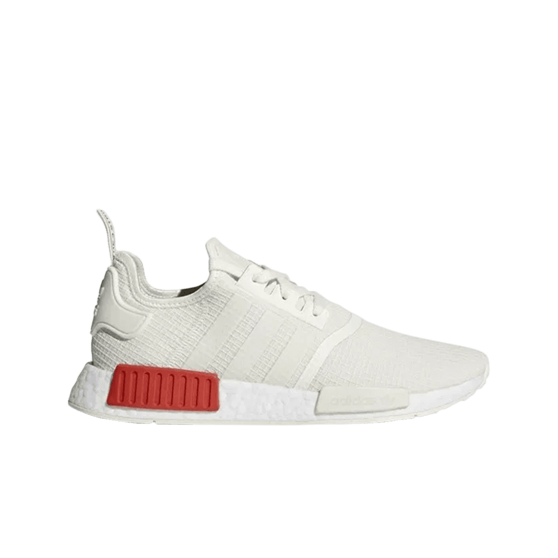 아디다스 NMD R1 오프 화이트 러쉬 레드 B37619