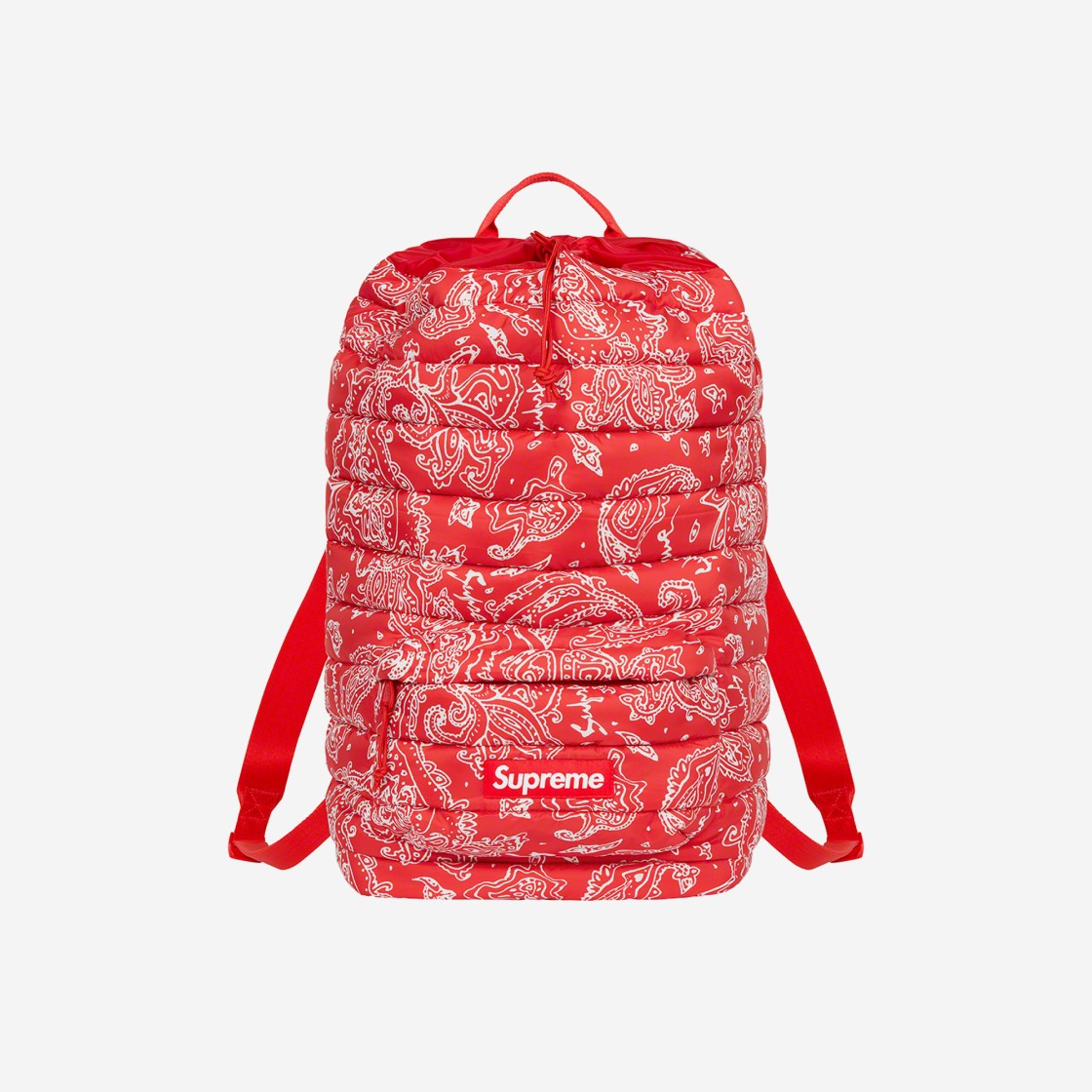 Supreme Puffer Side Bag Red Paisley 赤-