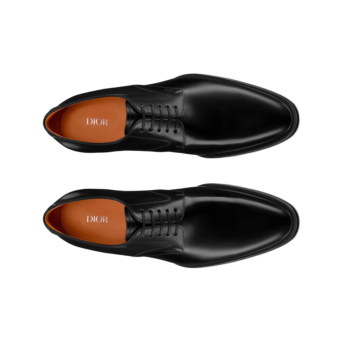 Dior Timeless Derby Shoe Black Polished Calfskin