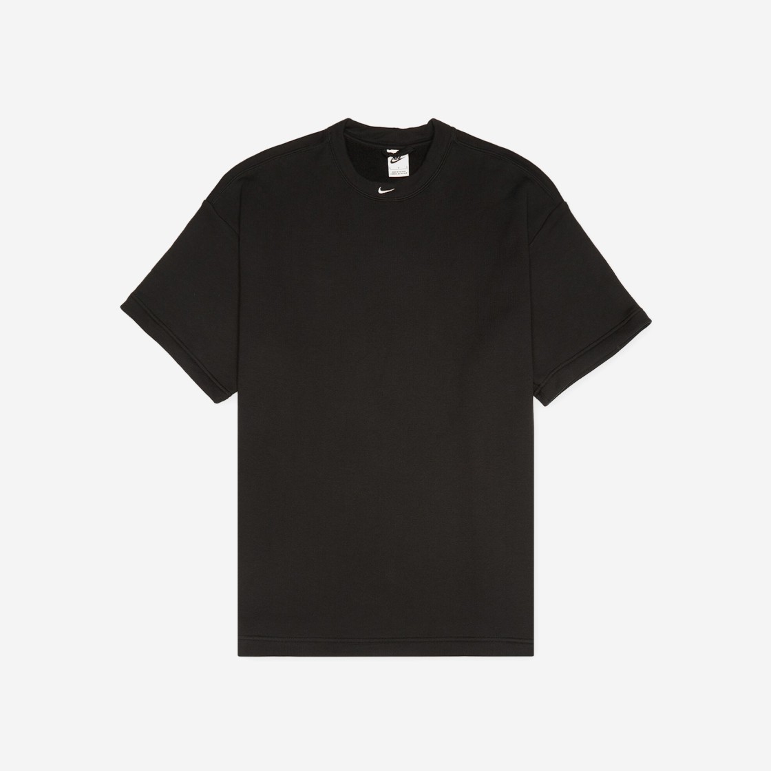 나이키 NSW 서카 프렌치 테리 티셔츠 블랙 - 아시아 DX0188-010