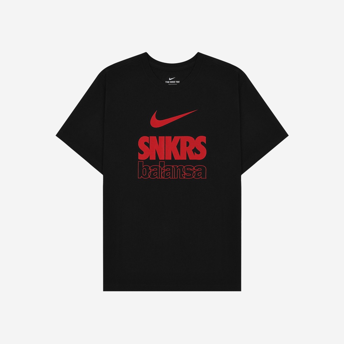 나이키 x 발란사 SNKRS 티셔츠 블랙 (CZ6367-010) CZ6367-010