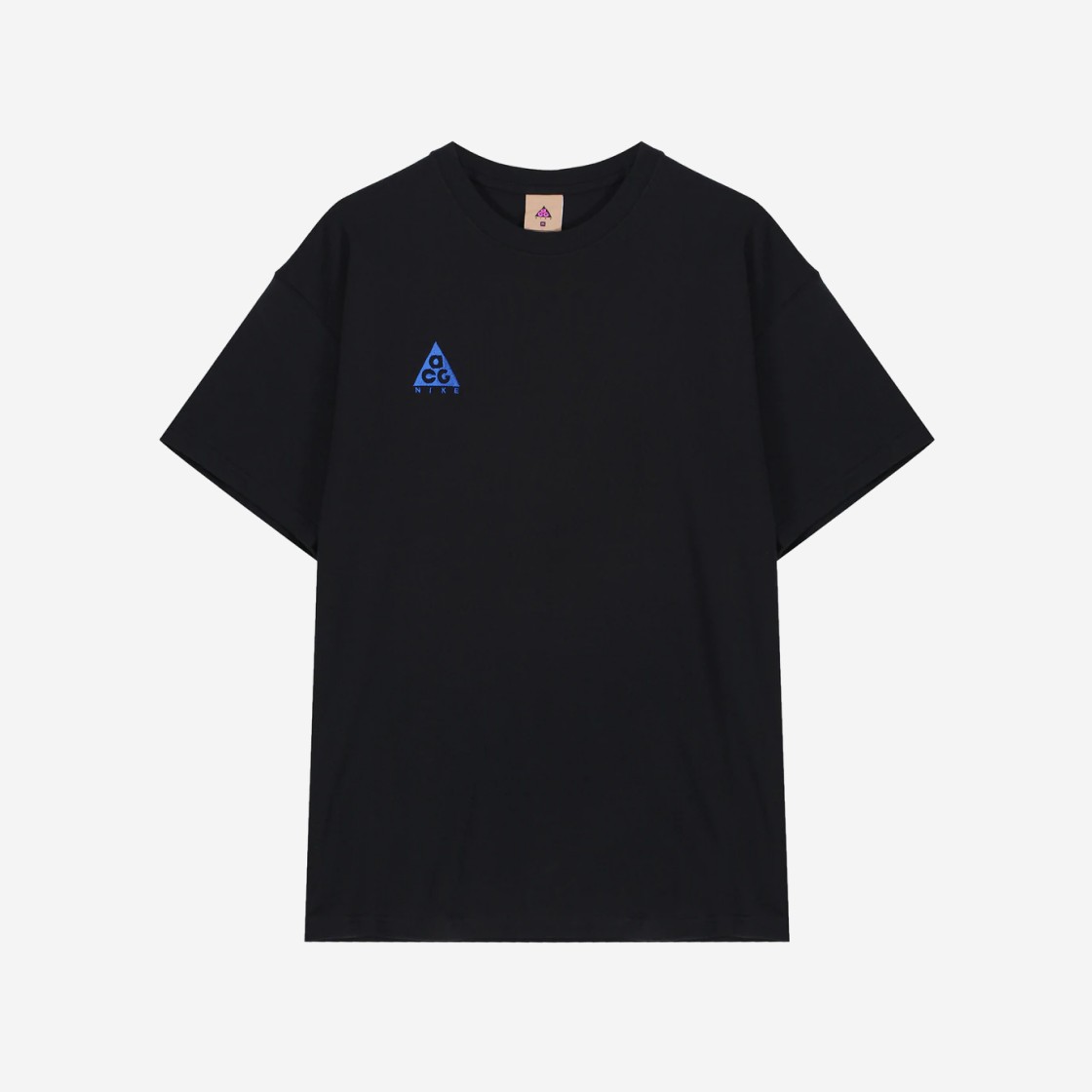 나이키 ACG 로고 티셔츠 블랙 게임 로얄 - US/EU BQ7342-011