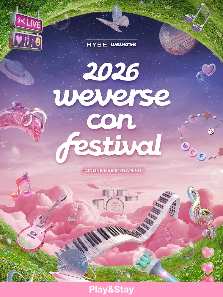 ［Play＆Stay］2026 Weverse Con Festival + Hotels 티켓팅 안내