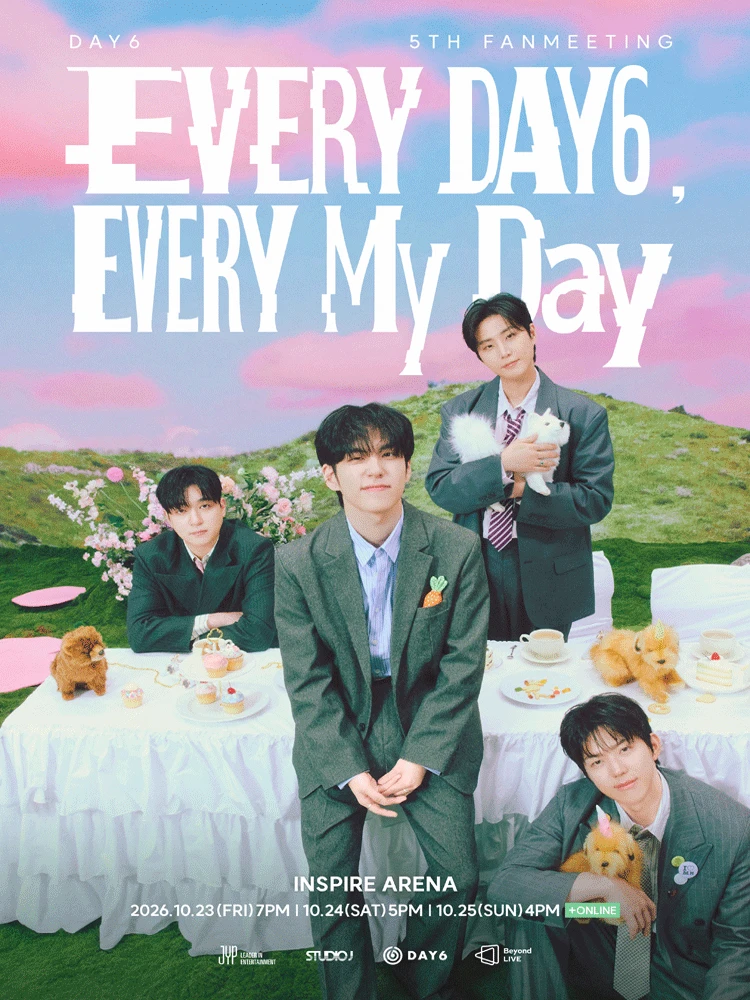 DAY6 5TH FANMEETING 〈EVERY DAY6, EVERY My Day〉 티켓팅 안내
