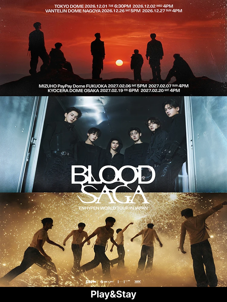 [Play＆Stay] ENHYPEN WORLD TOUR 'BLOOD SAGA' IN JAPAN + Hotels 티켓팅 안내