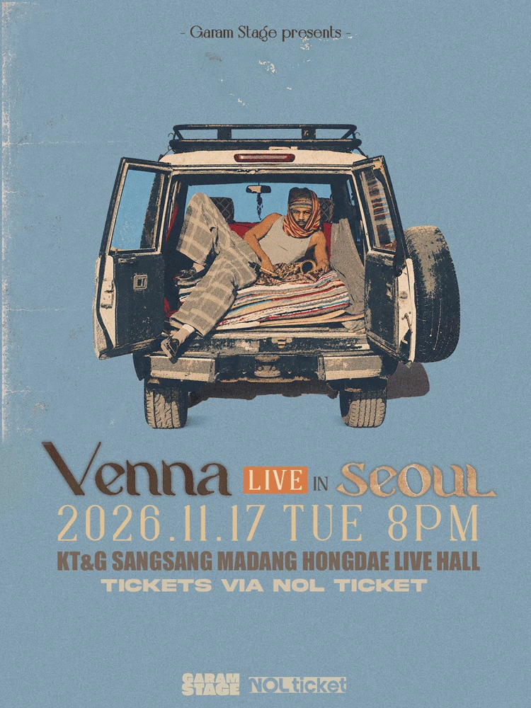 Venna live in Seoul 티켓팅 안내