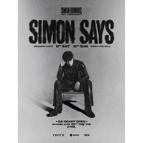 SIMON DOMINIC 1ST CONCERT 〈SIMON SAYS〉 티켓팅 안내