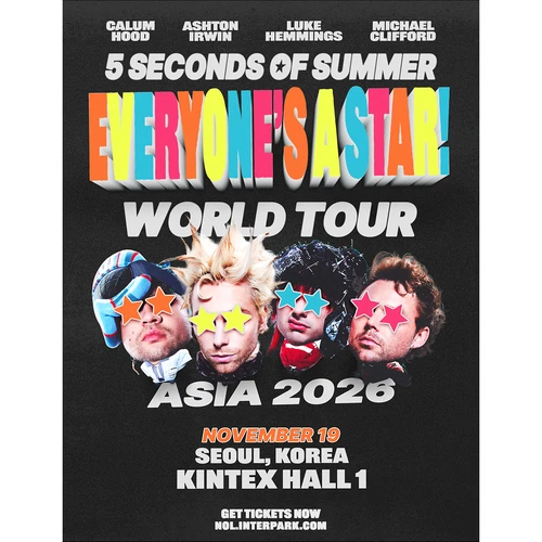 2026 5 Seconds Of Summer 내한공연 티켓팅 안내