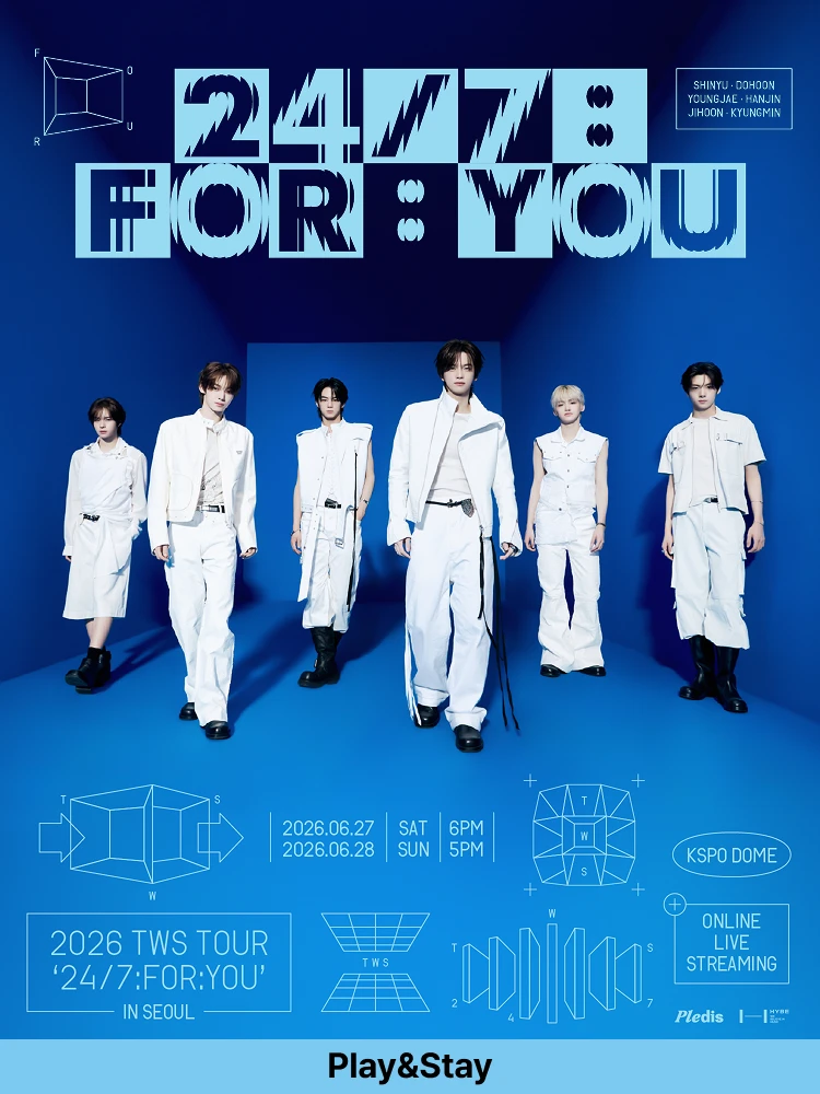 [Play＆Stay] 2026 TWS TOUR '24/7:FOR:YOU' IN SEOUL+ Hotels 티켓팅 안내