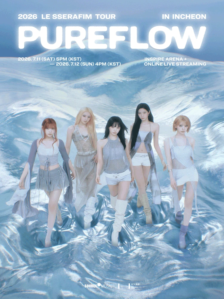 2026 LE SSERAFIM TOUR ‘PUREFLOW’ IN INCHEON 티켓팅 안내