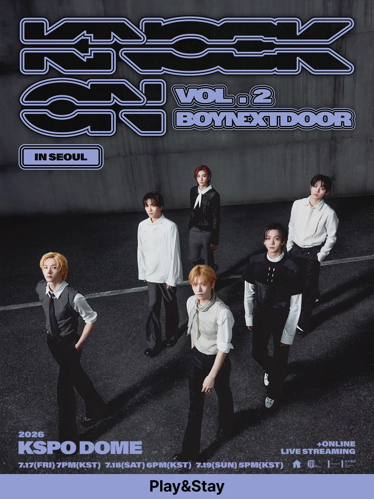 [Play＆Stay] BOYNEXTDOOR TOUR 'KNOCK ON Vol.2' IN SEOUL + Hotels 티켓팅 안내