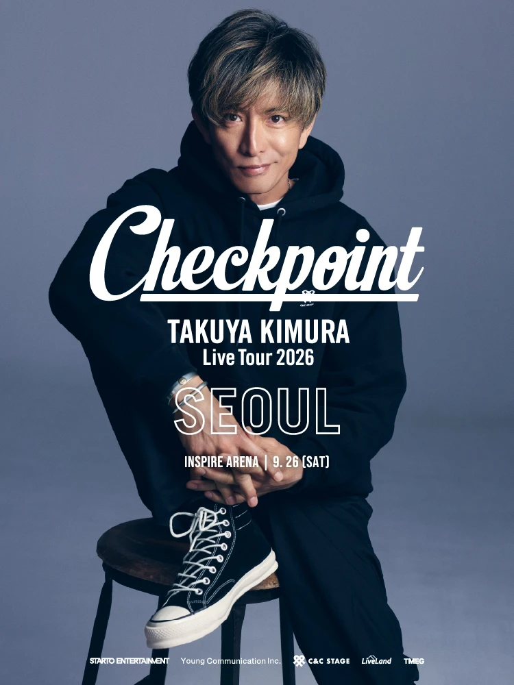 TAKUYA KIMURA Live Tour 2026 Checkpoint in Seoul 티켓팅 안내