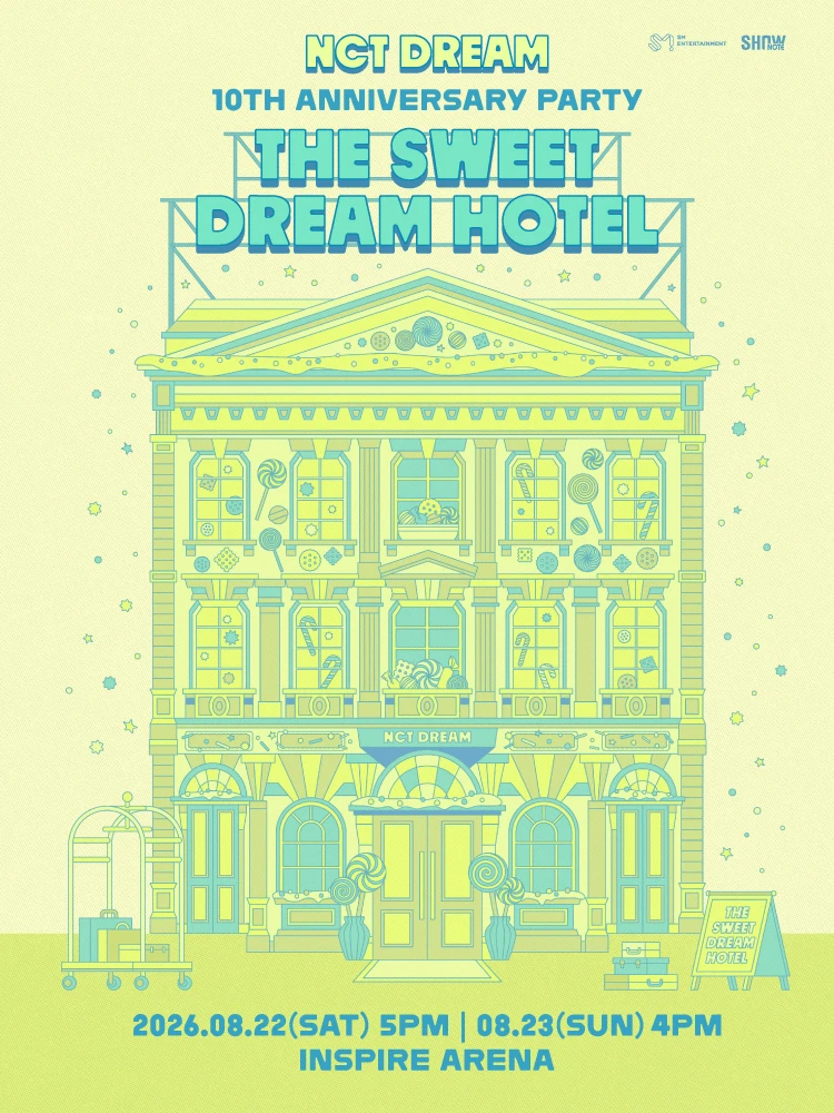 NCT DREAM 10TH ANNIVERSARY PARTY 〈THE SWEET DREAM HOTEL〉 티켓팅 안내