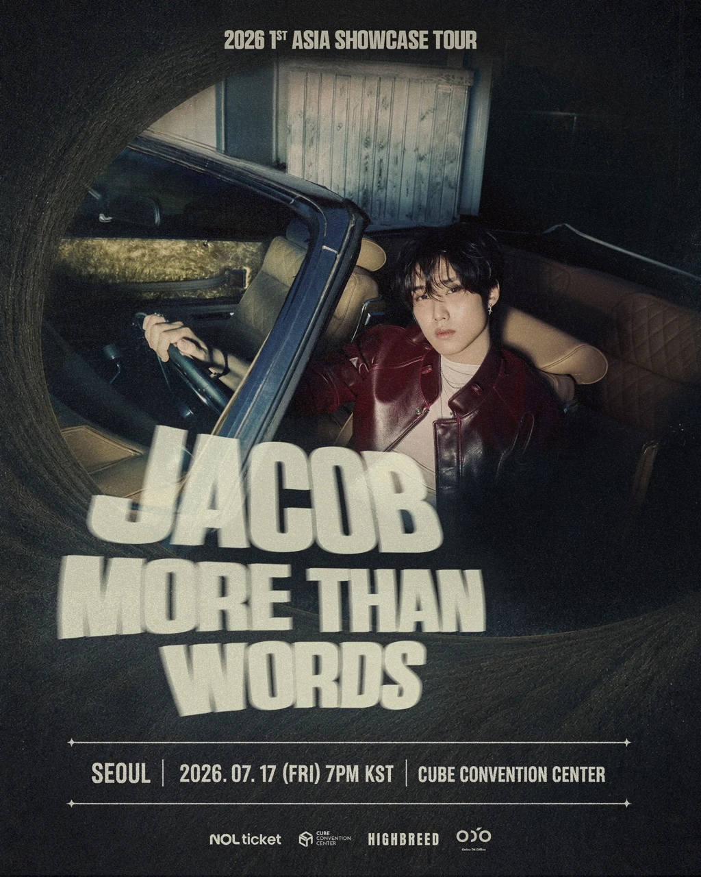 JACOB 1st Asia Showcase: More Than Words Tour 2026 Seoul 티켓팅 안내
