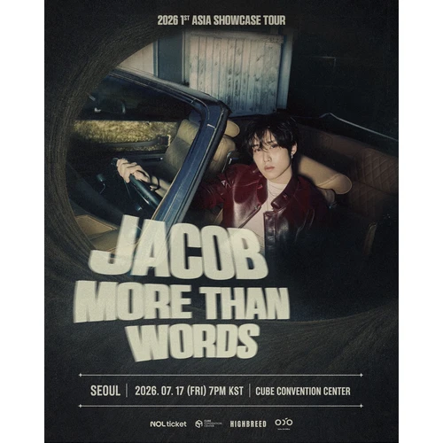 JACOB 1st Asia Showcase: More Than Words Tour 2026 Seoul 티켓팅 안내